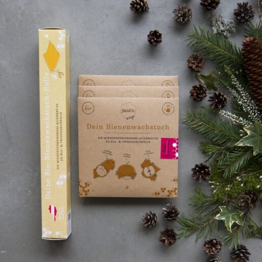 Weihnachtsaktion 1 Rolle 3 Set Bienenwachtuch