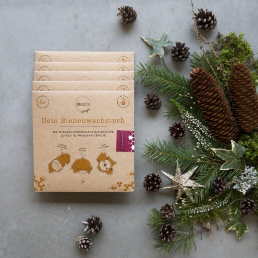 Bienenwachstuch Weihnachten 5 medium